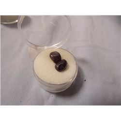 GEM STONES - GARNET - POLISHED FREE FORM - 2 PC TTL