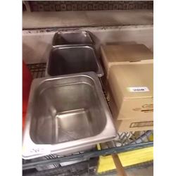 STAINLESS STEEL BINS - 3 TTL