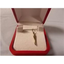 PENDANT - 18K HORN PENDANT - ~1GRAM