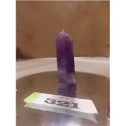 HEALING STONE -  ~20 GMS - GENUINE AMETHYST HEALING STONE - APPROX. 100CT - 6 SIDES  2" LONG 1" WIDE