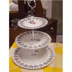 ROYAL ALBERT CAKE SERVING DISH - 3 TIER