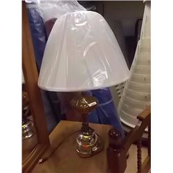 RETRO AMBER GLASS TABLE LAMP