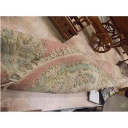 AREA CARPET - WOOL - GREEN