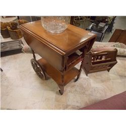 RETRO DROP LEAF TEA TROLLY