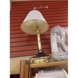 BRASS TABLE LAMPS WITH OUTLET - 2 TTL