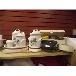 LOT -ASSORTED TOOLS, AIR BAG, TOOL BOX, STEEL RODS AND MORE