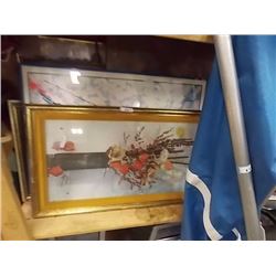 SHELF LOT OF PICTURES