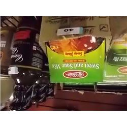 CASE OF SWEET SOUR MIX - CASE CONTAIN 24 X 50 GRAM PACKAGES. . - RETAIL APPROX. $50