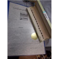 BRACELET - 6+CT BLUE SAPPHIRE AND DIAMONDS IN STERLING SILVER SETTING - INFINITY LINKS - INCLUDES CE