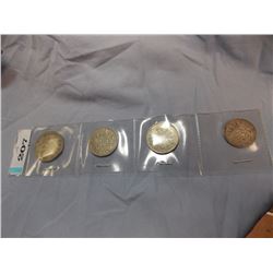 COINS - ASSORTED - 4 TTL