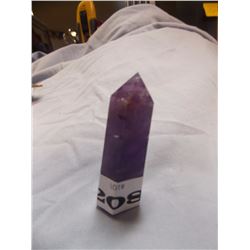 HEALING STONE -  ~20 GMS - GENUINE AMETHYST HEALING STONE - APPROX. 100CT - 6 SIDES  2" LONG 1" WIDE