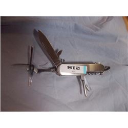 NEW MULTI TOOL KNIFE  - 4" BLADE - KEY CHAIN HOOK