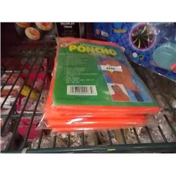 PONCHOS - ADULT - 52" X 80" - 3 TTL