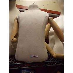 MANNEQUIN - TORSO - CHILD - WITH WOOD  ARMS