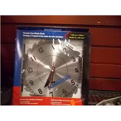 MASTERCRAFT SAW BLADE CLOCK - NEW IN BOX