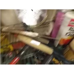 LOT OF TOOLS- GARDEN CLIPPERS, HOSE NOZLE AND MORE