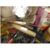 Image 1 : LOT OF TOOLS- GARDEN CLIPPERS, HOSE NOZLE AND MORE