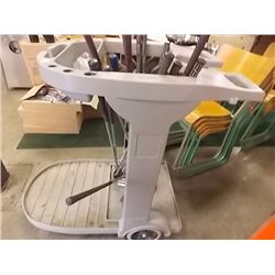 JANITOR'S CART - PLUS GOLF CLUBS