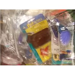 BAG OF ASSORTED FISH TANK ITEMS