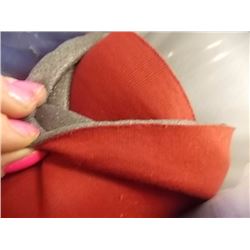 LARGE BOLT OF STRETCH FABRIC/FOAM - RED