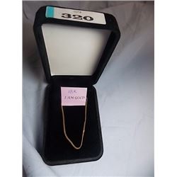 CHAIN - 18K GOLD CHAIN -  20" LONG - 6.1 GRAMS