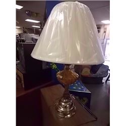 RETRO AMBER GLASS TABLE LAMP