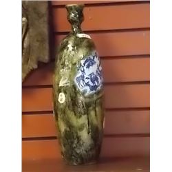 HAND CRAFTED TERRACATA VASE 17" TALL