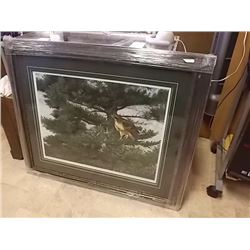 FRAMED LIMITED EDITION PRINT - ONE WING ABOVE DREAM OR HUNGER - RICHARD CASEY - ESTIMATED GALLERY PR