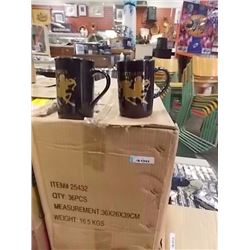 CASE OF MUGS - ASTROLOGICAL ZODIAC THEME - APPROX. 32 PER CASE