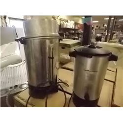 HAMILTON BEACH HOT BEVERAGE DISPENSER & WEST BEND HOT BEVERAGE DISPENCER- 2TTL