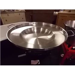 LARGE STAINLESS STEEL WOK