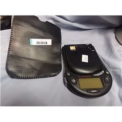 MINI DIGITAL POCKET SCALE - JSCALE JSR-100 - WITH CASE - BATTERIES DEAD - AS-IS