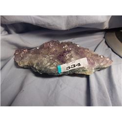 CRYSTAL FORMATION - AMETHYST - APPROX 520 GRAMS 800 grams