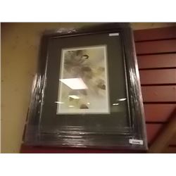 FRAMED LIMITED EDITION PRINT -CHICKADEES - JOE GARCIA - ESTIMATED GALLERY PRICE $