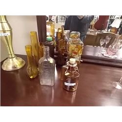 8 piece bottles and vases