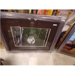 FRAMED PRINT - OWL - KEITH FOCANK - ESTIMATED GALLERY PRICE $