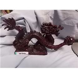 IRON WOOD CARVED DRAGON