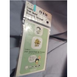 COOKY SHOP 24K GOLD PLATING STICKERS