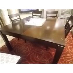 NEW SQUARE DINING TABLE - ESPRESSO FINISH
