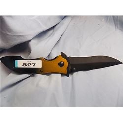 NEW KNIFE - 3 " BLADE - YELLOW TO RED
