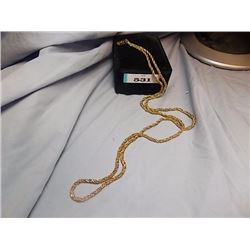 NECKLACE - CHRISTIAN DIOR - GOLD STYLE - 30"