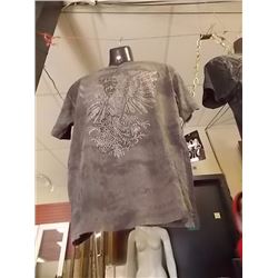 T-SHIRT - ED HARDY - WITH COLORED JEMS ATTACHED - "ED HARDY BY CHRISTIAN AUDIGER" - "LOVE KILLS LOVE