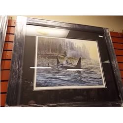 FRAMED LIMITED EDITION PRINT - "A" POD - BILL MAXIMICK - GALLERY ESTIMATE - $575