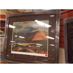 FRAMED LIMITED EDITION PRINT - GROUP OF 7 - AUTUMN - FRANKLIN  - ESTIMATED GALLERY PRICE $