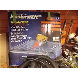 MASTER CRAFT WET TILE SAW - IN BOX 4 ½"