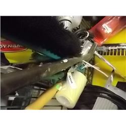 LOT OF ASSORTED - TIN SNIPS, BALL COCK AND MORE