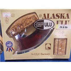 ALASKA ULU KNIFE WITH STAND - NEW