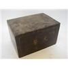 Image 1 : A LACQUER BOX, containing miscellaneous antiquities including walrus teeth, oriental figures, Gra...