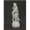 Image 1 : A BLANC DE CHINE FIGURE, late 19th Century or early 20th Century, bearded gentleman with stick an...