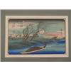 Image 1 : AFTER HIROSHIGE, a 20th Century woodblock print, Seba from the series sixty nine stages of the Ki...